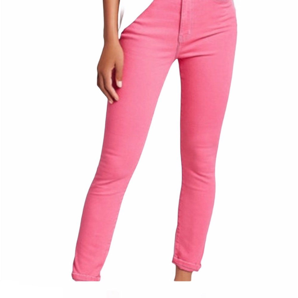 CURRENT/ELLIOTT The Ankle Skinny in Flamingo